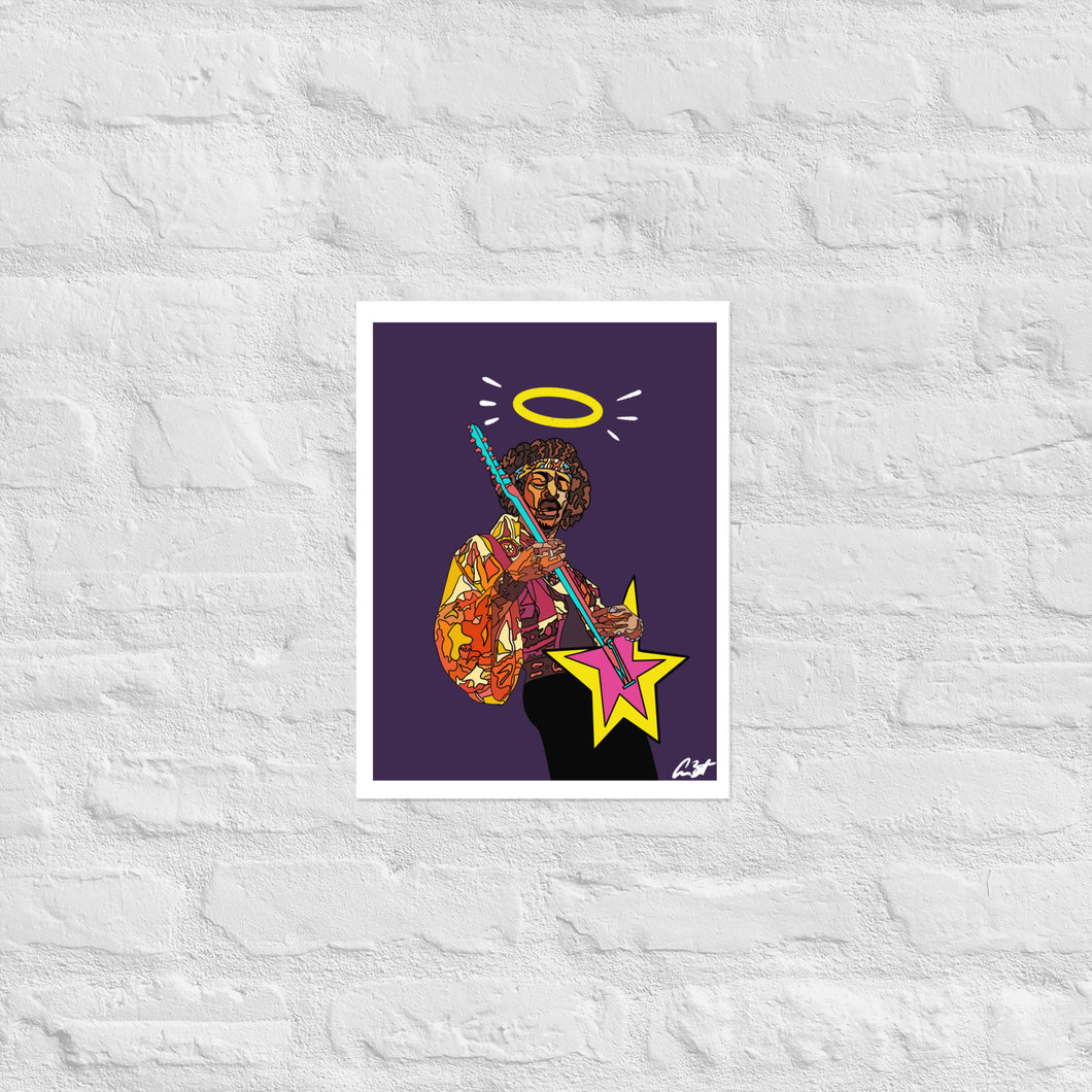 Jimi Hendrix Premium Poster Print